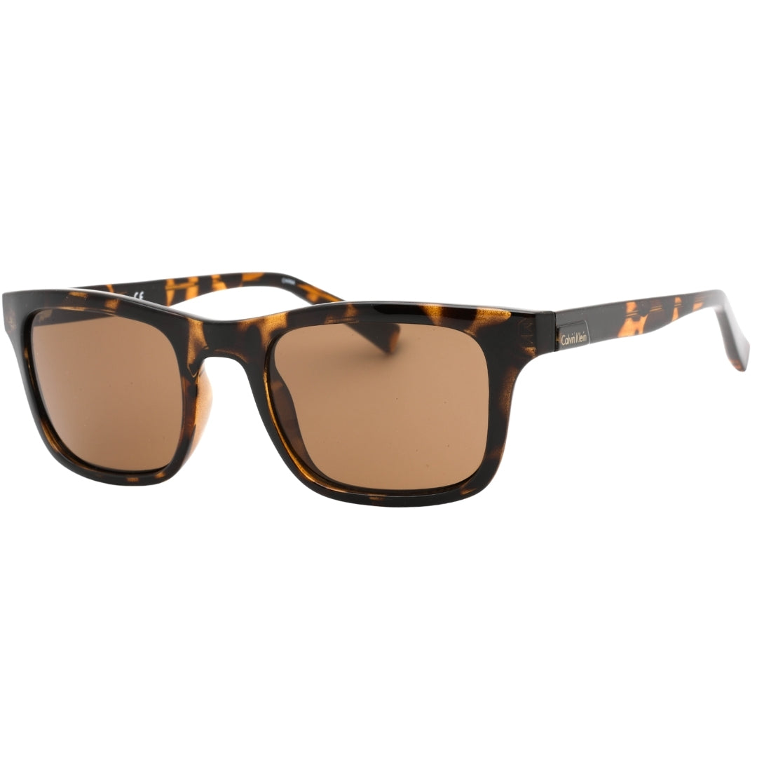 Calvin Klein Brown Lens Tortoise Brown Sunglasses