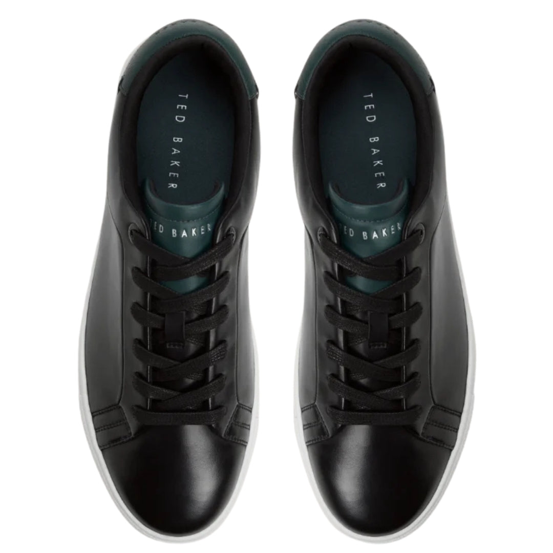 Ted Baker Rbertoo Black Leather Trainers