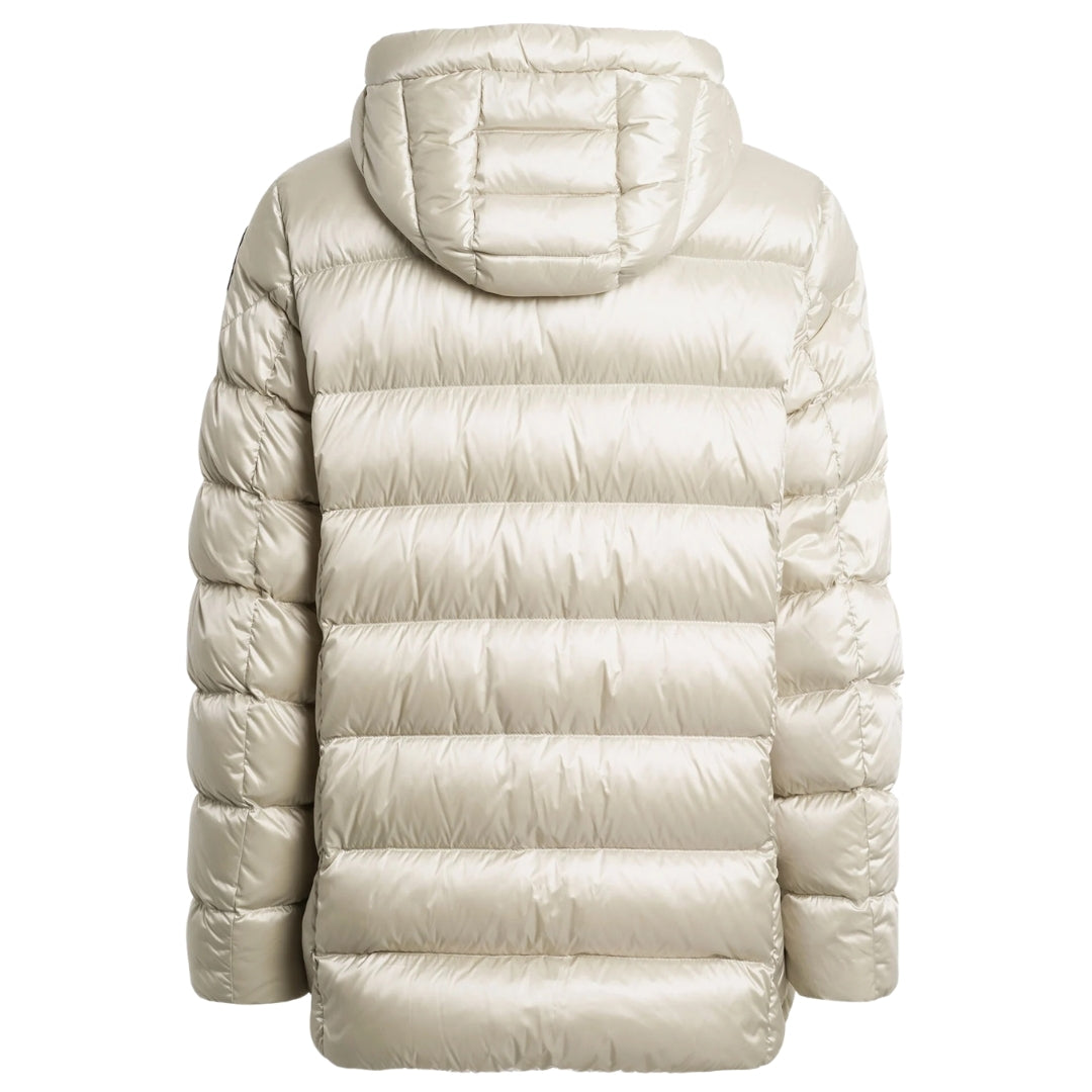 Parajumpers ROLPH PMPUSX04 269 PELICAN GREY LONG HOODED DOWN JACKET Mens L