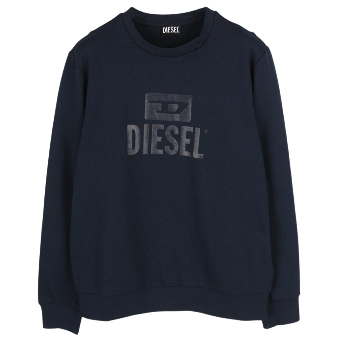 Diesel Monotone Navy Blue Sweatshirt