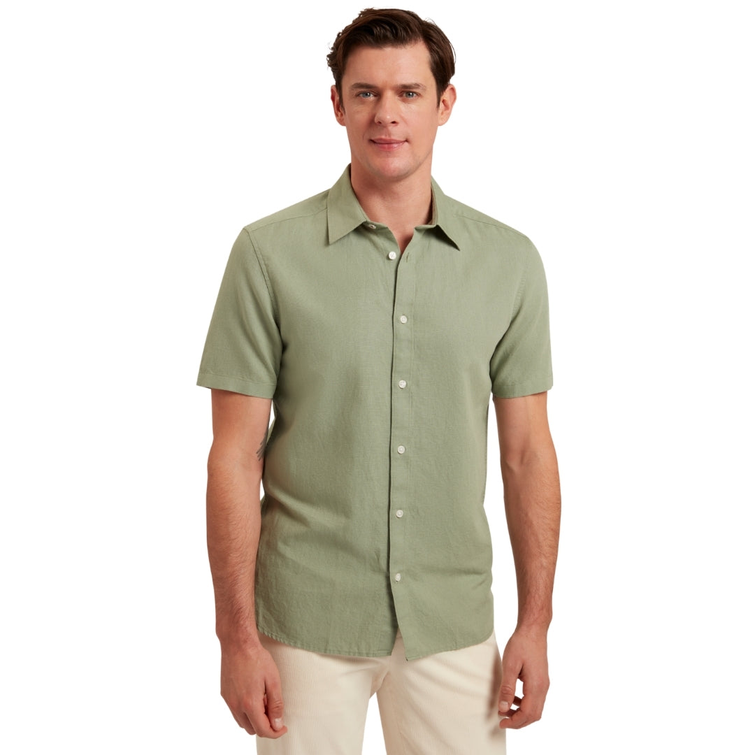 Ted Baker MMA ZEFRE SS Regular Linen Shirt 6
