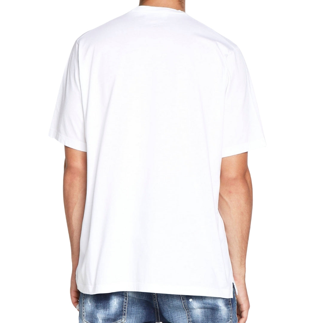 DSQUARED2 S71GD1197 S22427 100 100 White T-Shirt Mens L