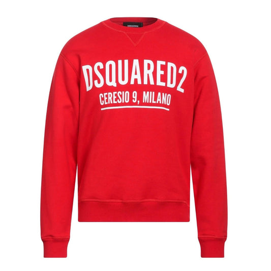 Dsquared2 Ceresio Logo Crewneck Red Sweatshirt