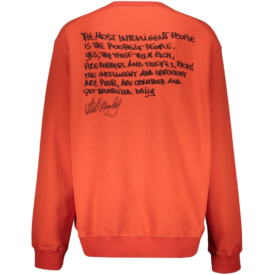 Dsquared2 Bob Marley Cool Fit Orange Sweatshirt S