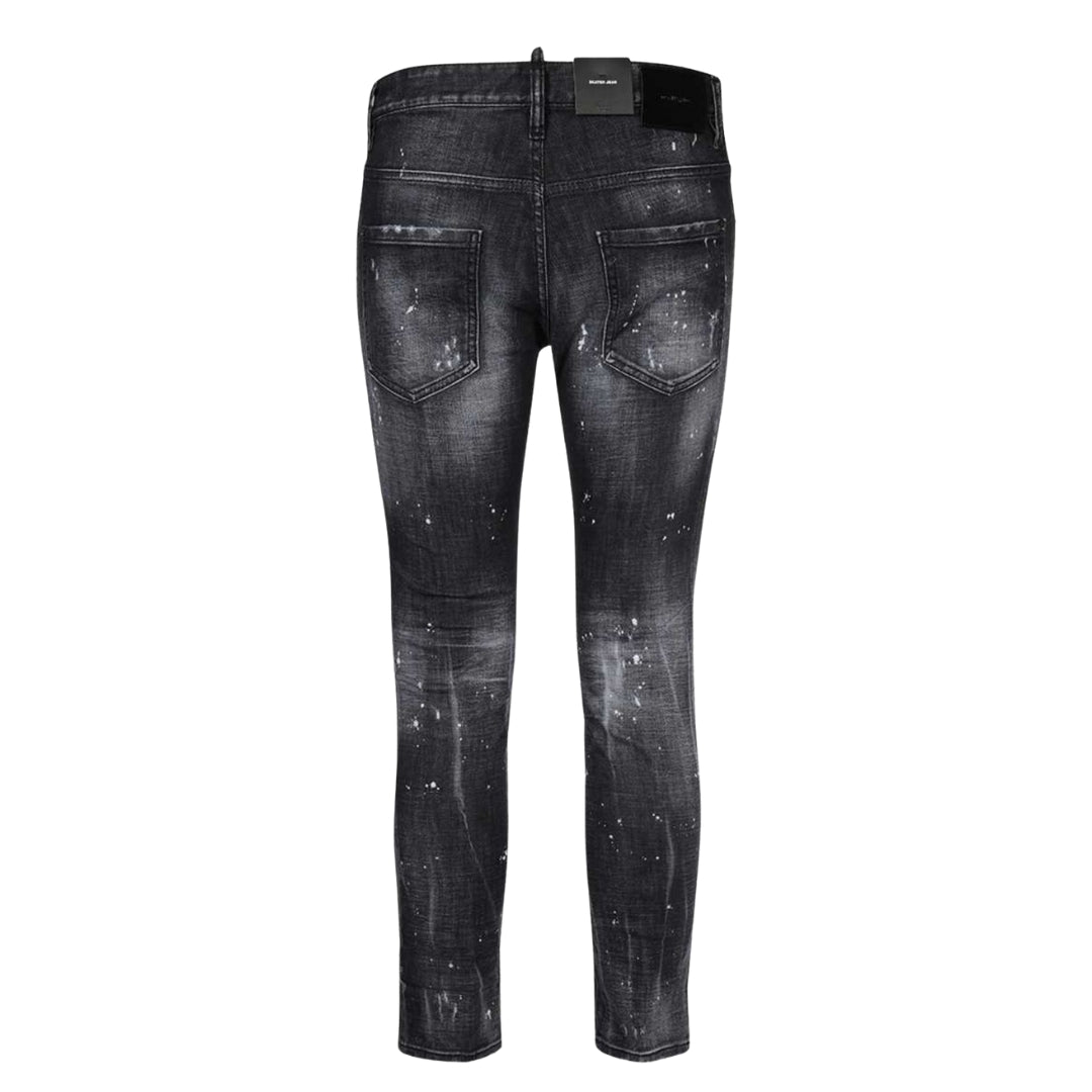 Dsquared2 Skater Jean Black Faded Denim Pants W38
