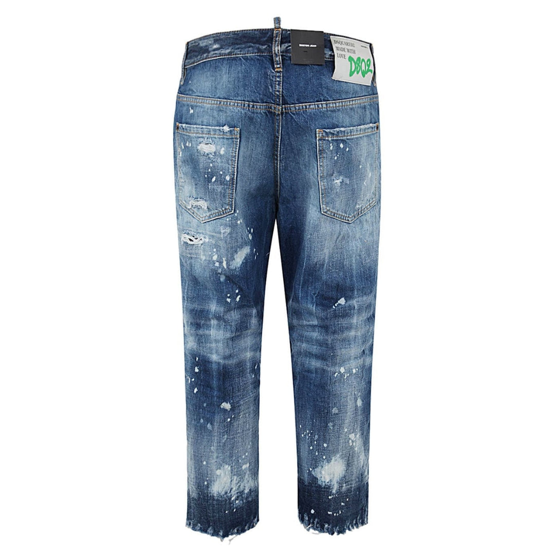 Dsquared2 Boston Jean Style Dark Blue Denim Pants W34