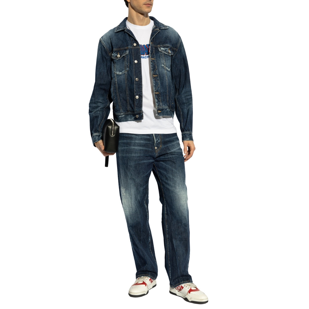 Dsquared2 Be Cool Be Nice Wash Loose Jeans Navy Blue W26