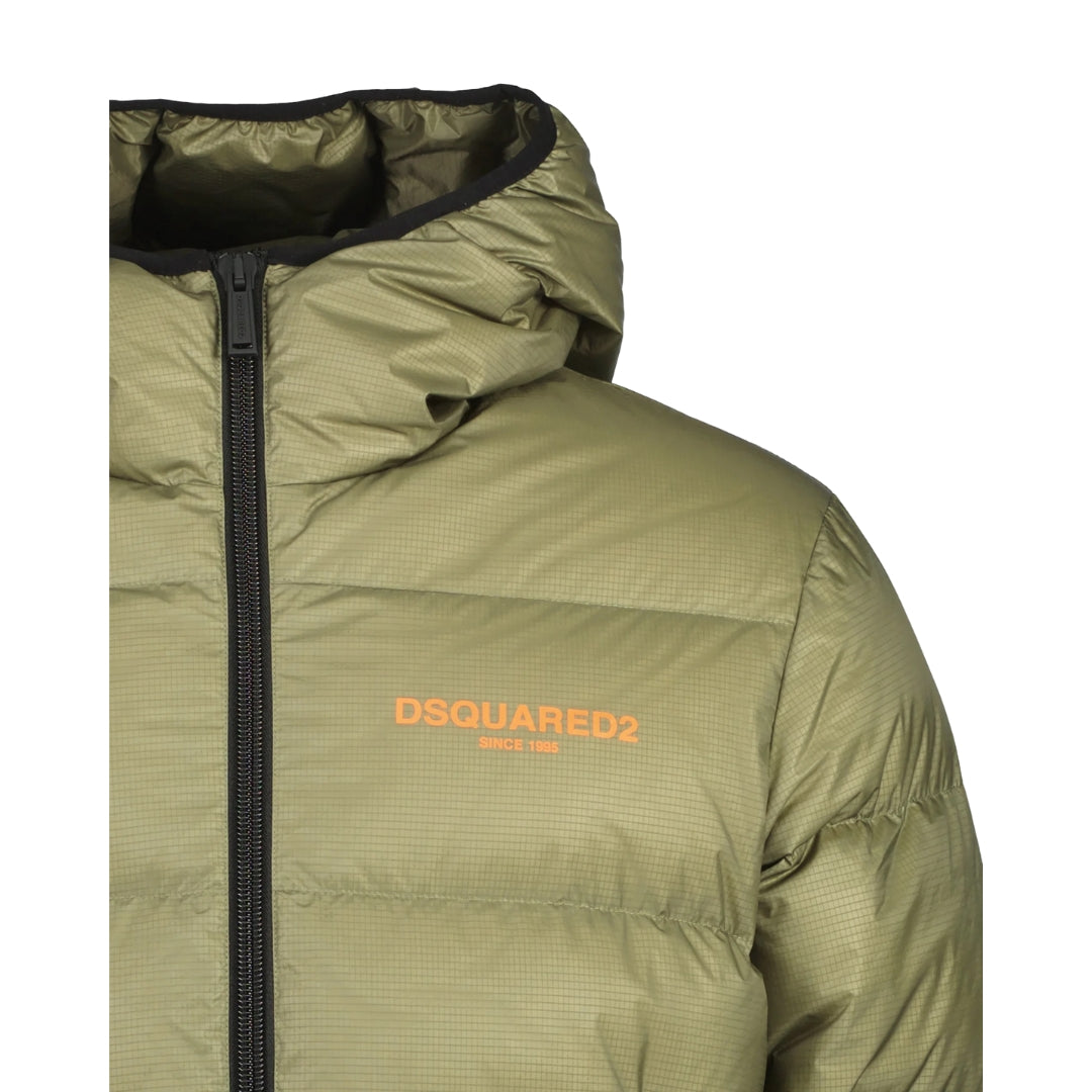 Dsquared2 Military Green Down Jacket