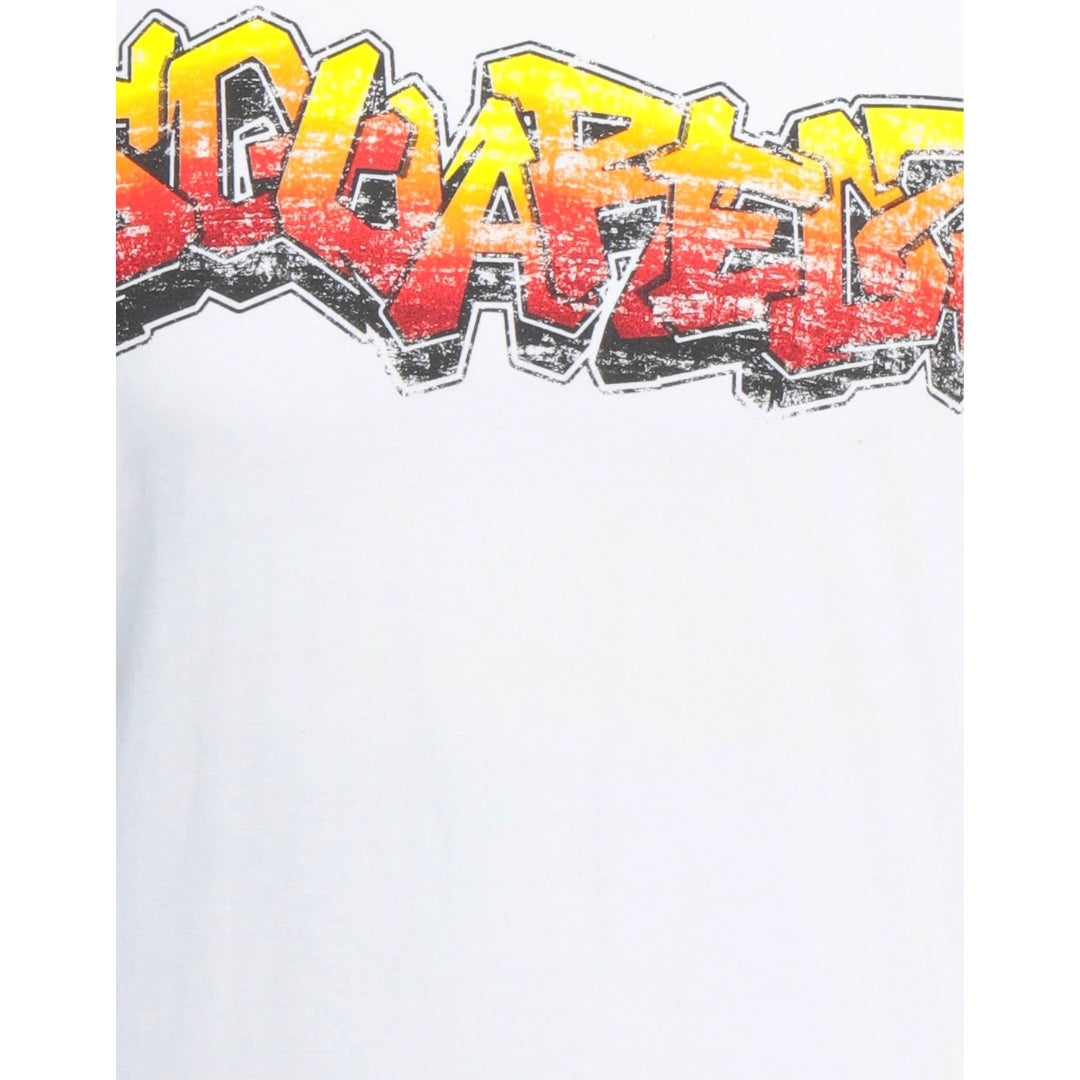 DSQUARED2 Wall Tag Logo White T-Shirt XS