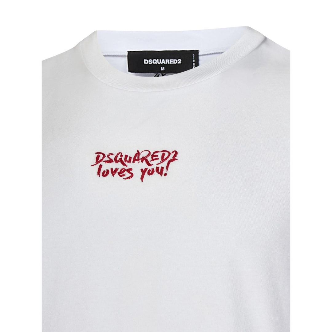Dsquared2 Dsquared2 Loves You T-Shirt White XL
