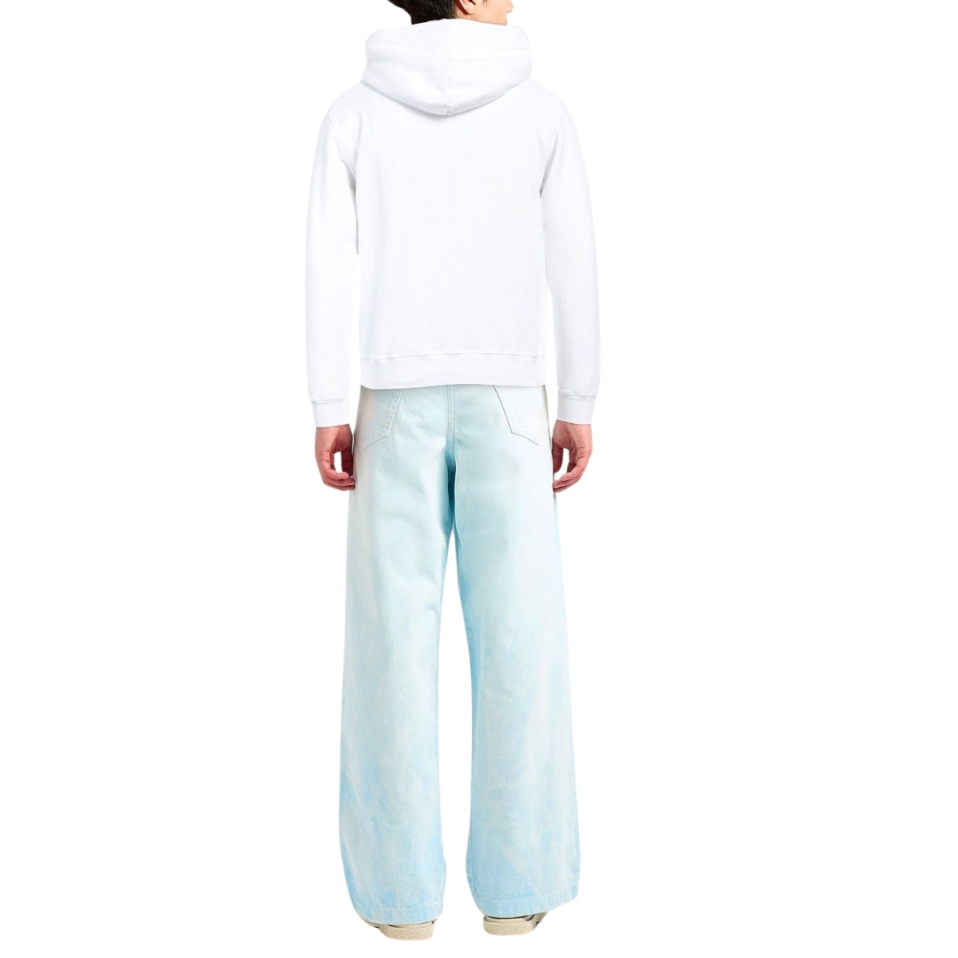 Dsquared2 Cool Fit Maple Leaf White Hoodie