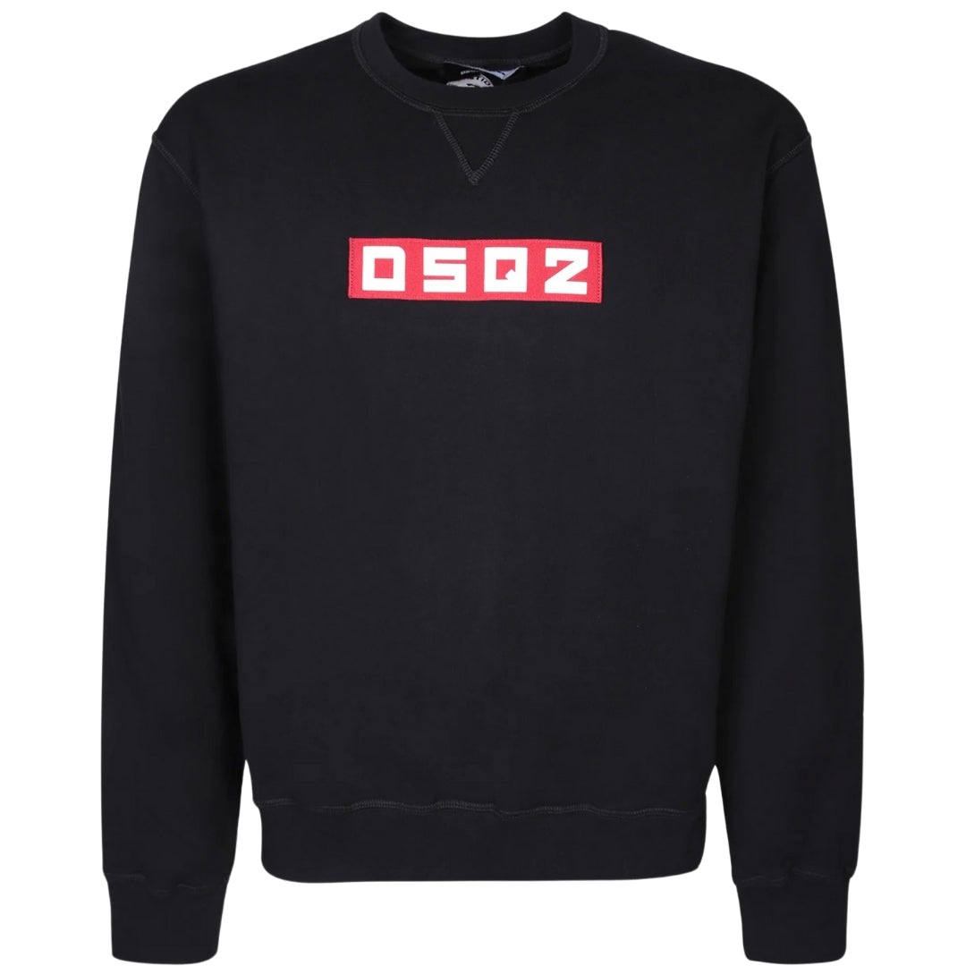 Dsquared2 Small Block Logo Black Sweatshirt M