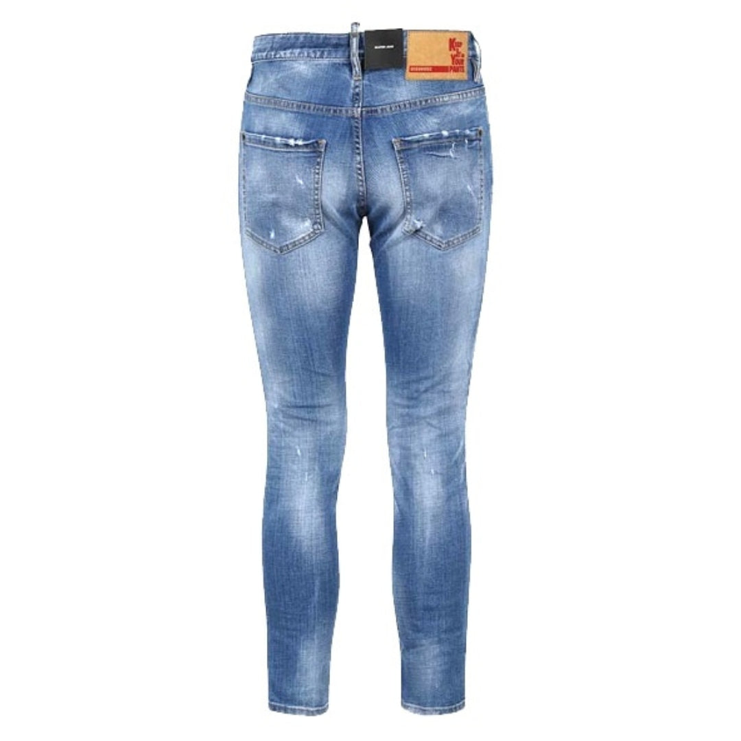 DSQUARED2 S74LB0975 S30664 SKATER JEAN 470 NAVY BLUE JEANS Mens 46