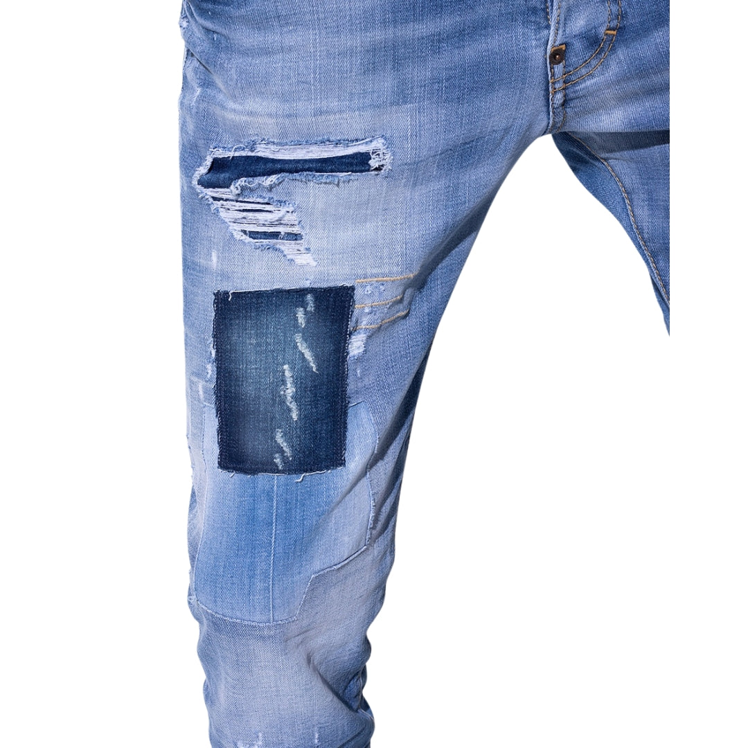 DSQUARED2 S74LB0975 S30664 SKATER JEAN 470 NAVY BLUE JEANS Mens 46