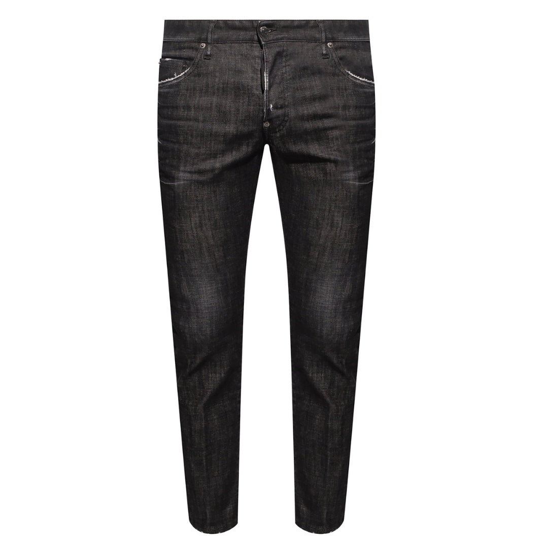 DSQUARED2 S74LB0985 S30357 SKATER JEAN 900 BLACK JEANS Mens 46