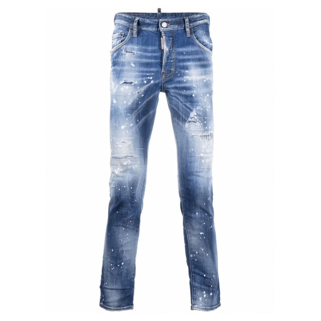 DSQUARED2 S74LB1060 S30789 SKATER JEAN 470 NAVY BLUE JEANS Mens 46