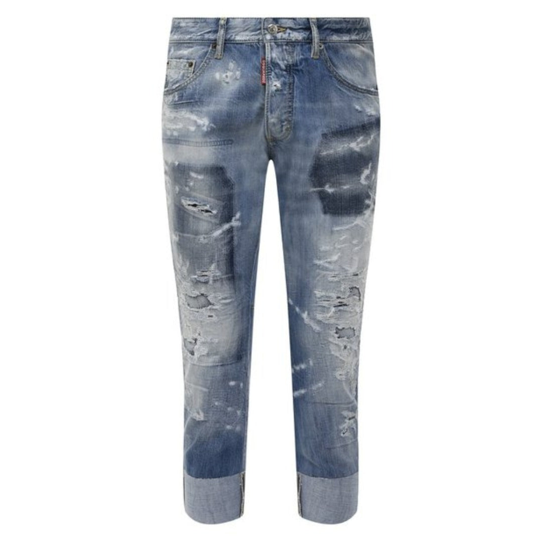 Dsquared2 Sailor Jean Blue Reinforced Ripped Jeans