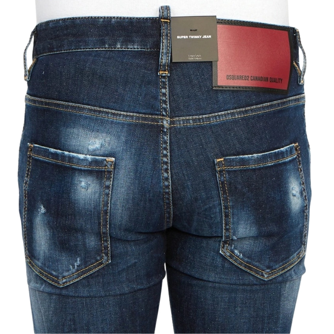 Dsquared2 Super Twinky Jean Plain Blue Jeans