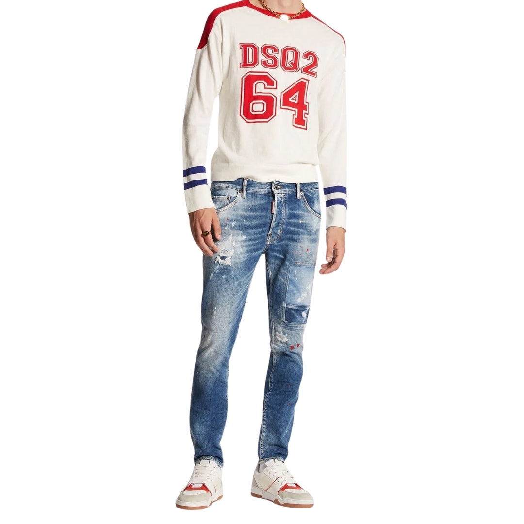 Dsquared2 Skater Jean Blue Wash Jeans
