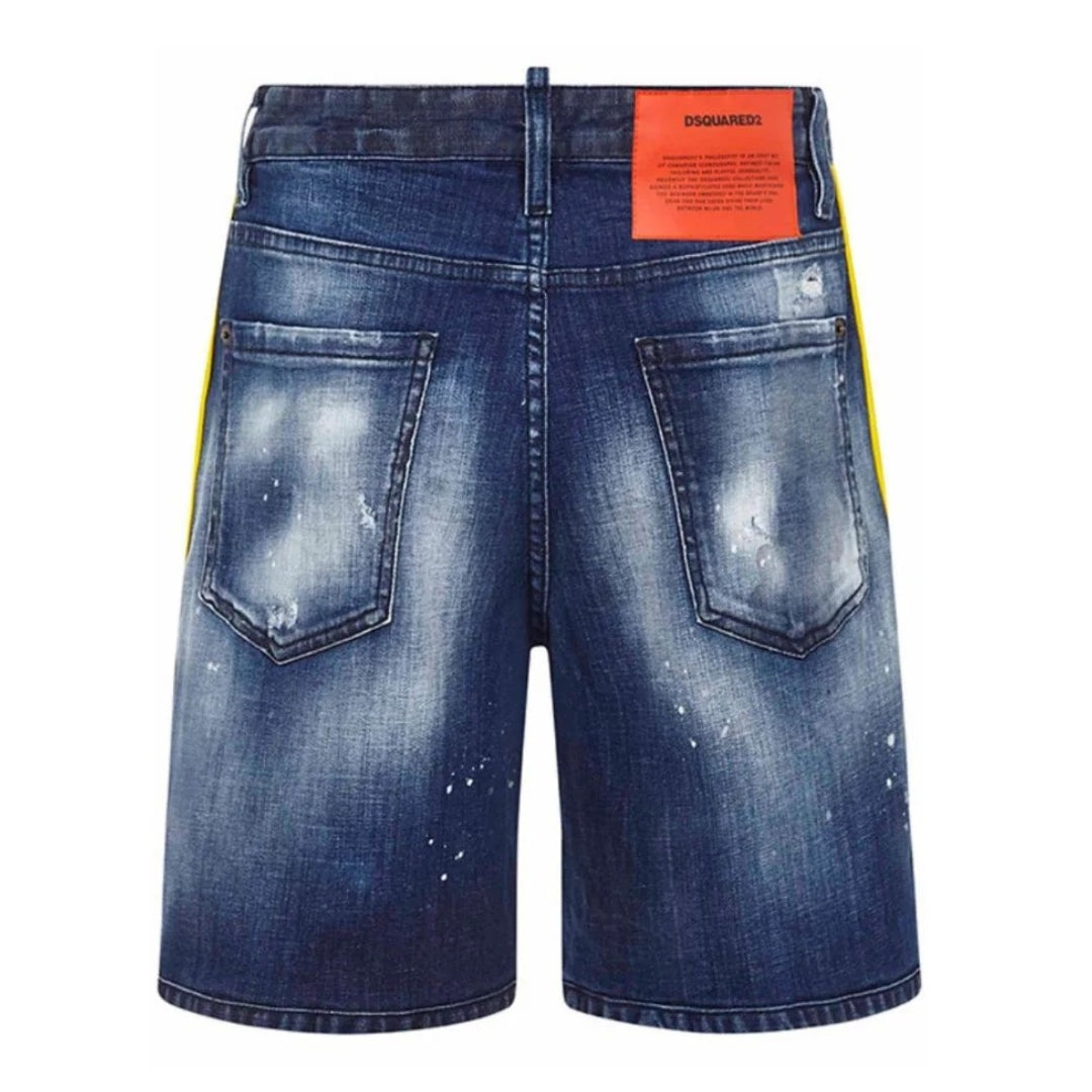 DSQUARED2 S74MU0648 S30342 BOXER SHORT 470 BLUE SHORTS Mens 48