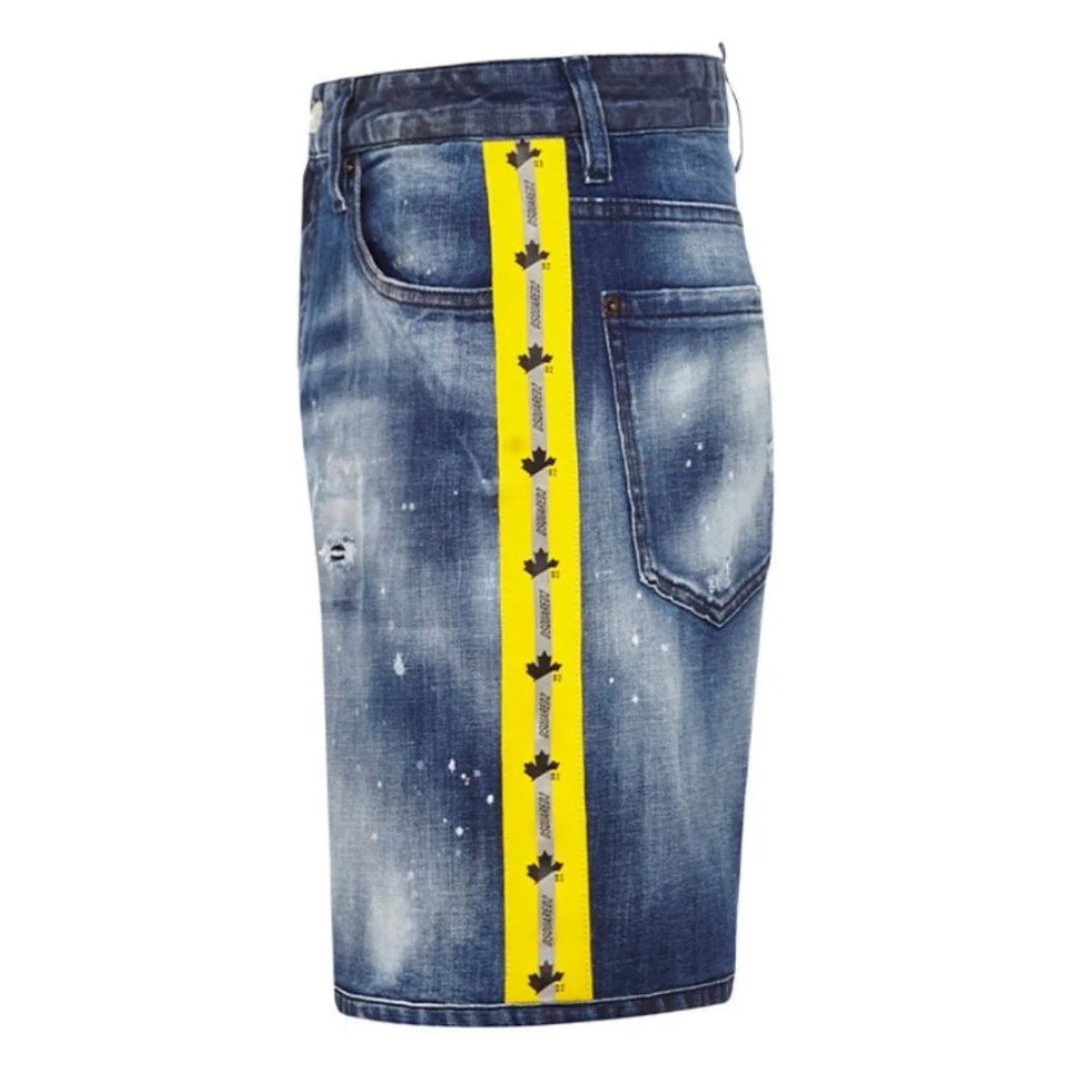 DSQUARED2 S74MU0648 S30342 BOXER SHORT 470 BLUE SHORTS Mens 48