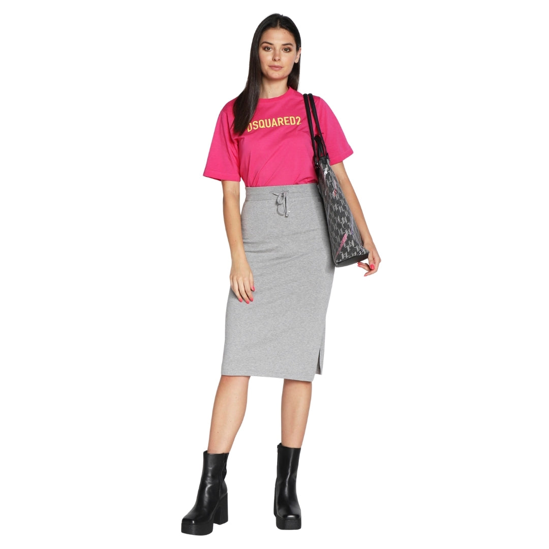 DSQUARED2 Eco Dyed Easy Hot Pink T-Shirt M