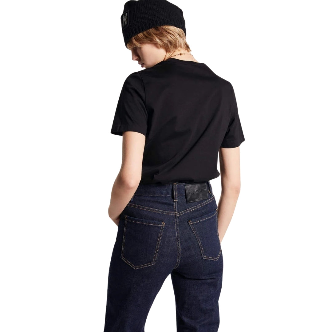 DSQUARED2 Logo Print Crew Neck Black T-Shirt XXS
