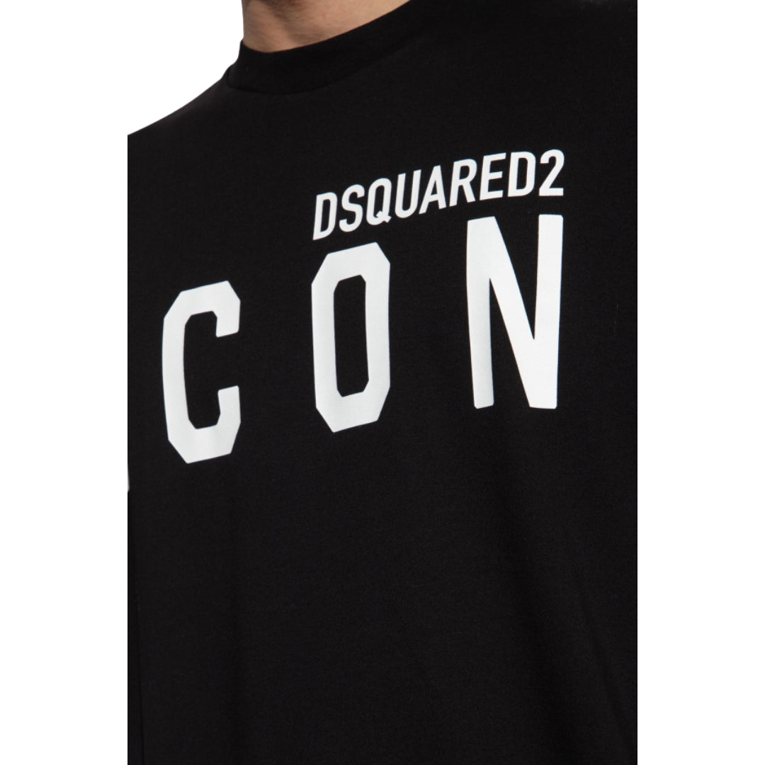 Dsquared2 Icon Logo T-Shirt Black White XXL