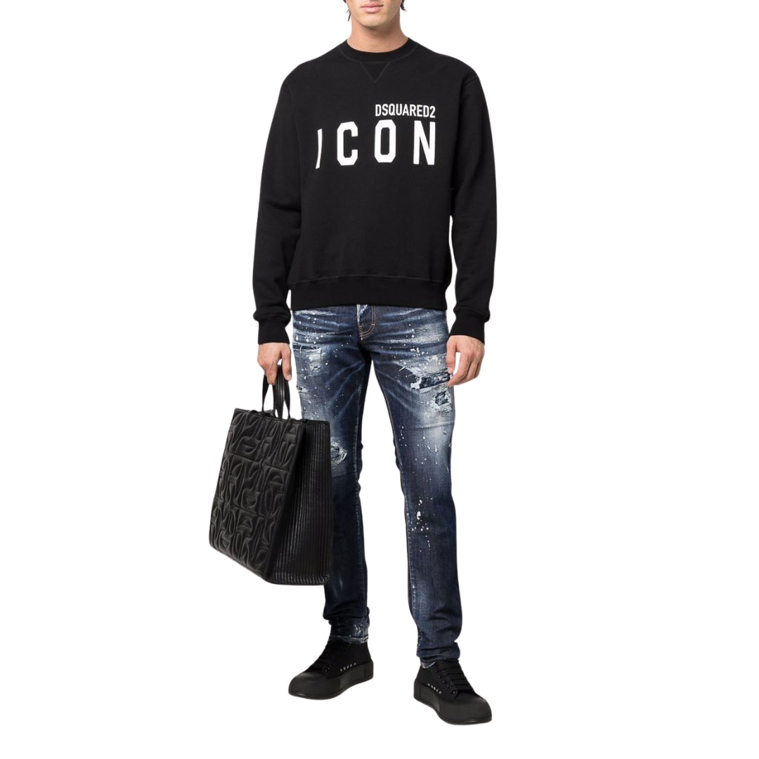 Dsquared2 Icon Cool Sweatshirt Black White XS