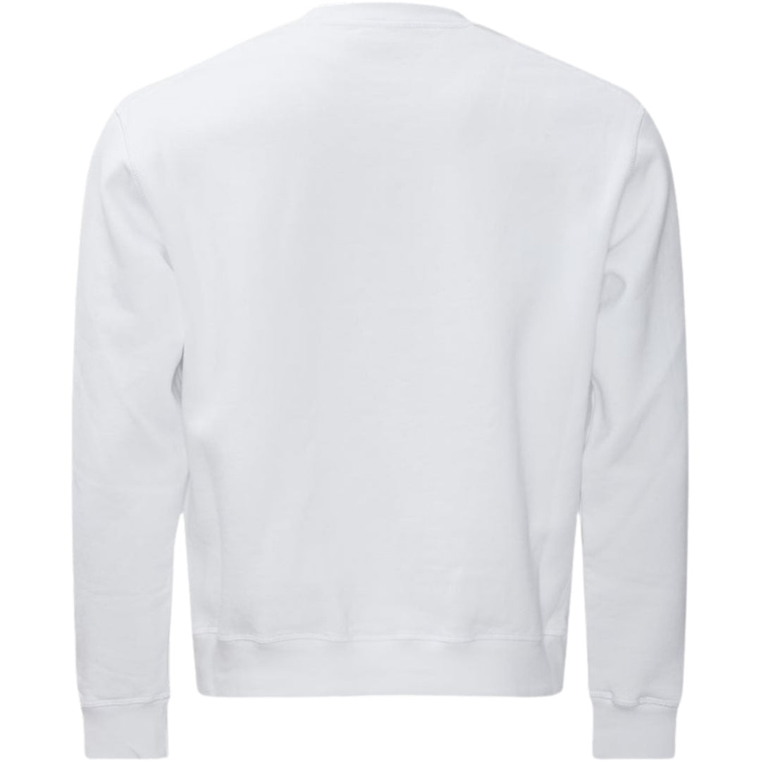 Dsquared2 Taped Icon Logo Cool Fit White Sweatshirt S