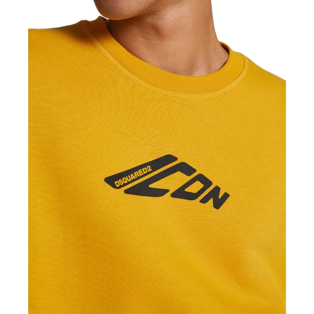 Dsquared2 Icon New Generation Relax Fit Sweatshirt Sunflower M