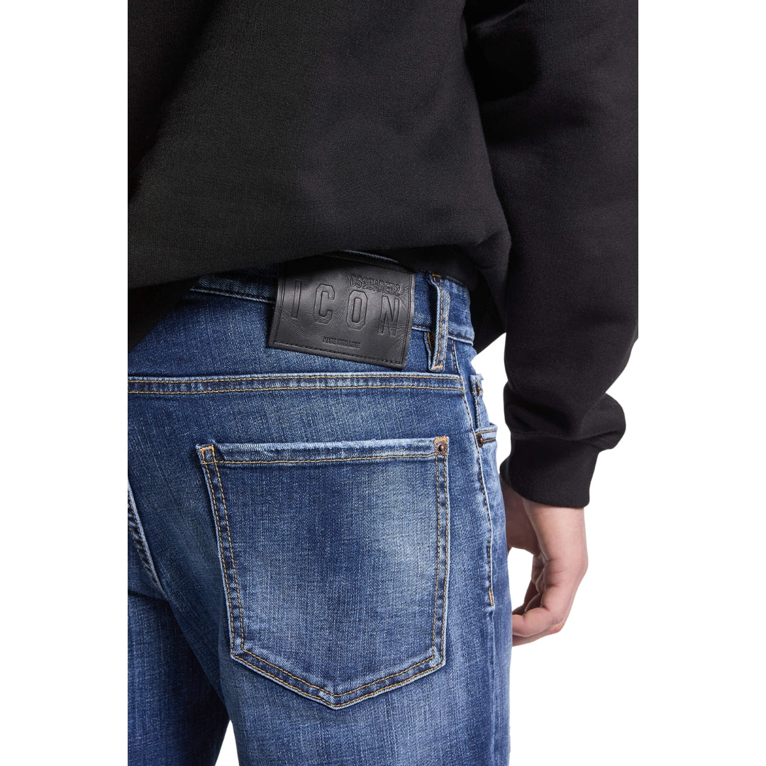 Dsquared2 Icon Regular Jean Navy Blue W32