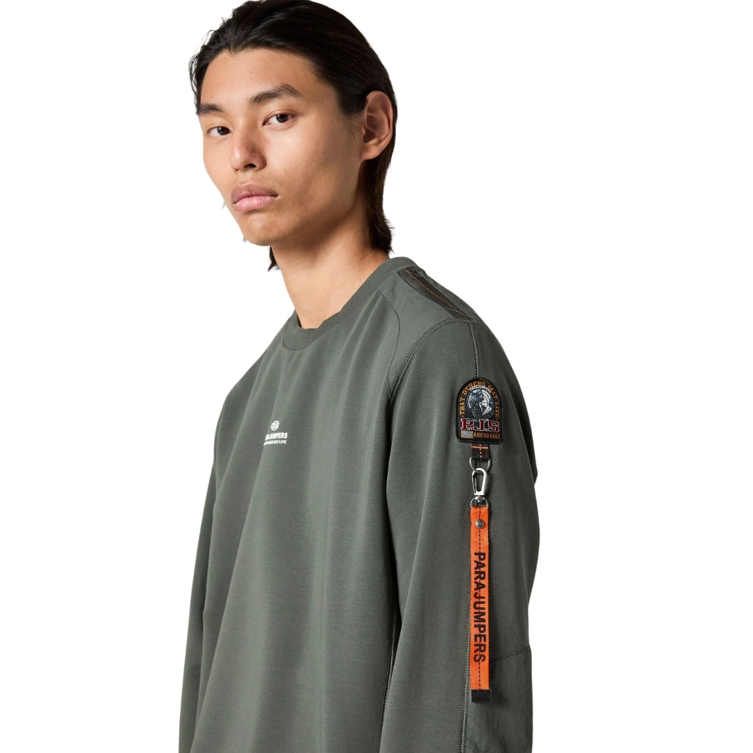 Parajumpers SABRE BASIC - MAN 251MPMFLRE10 KOMBU GREEN L