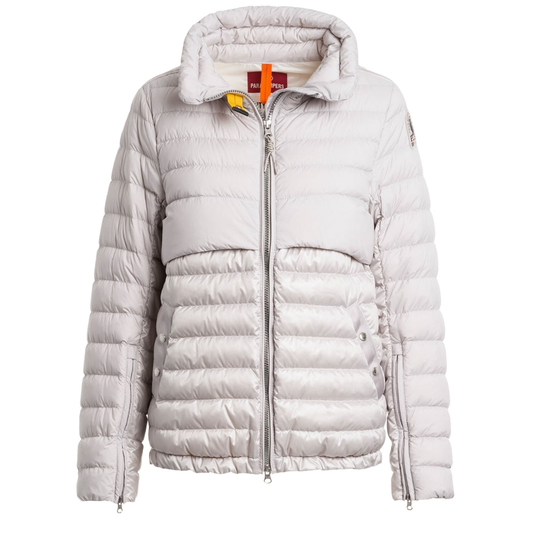 Parajumpers SAYA PWPUCY33 254 DAWN Light Grey Down Jacket Womens S
