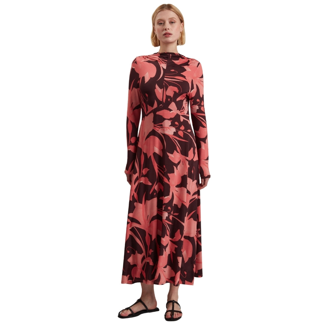 Ted Baker WMD STARLAH Slinky Jersey Printed Midi D 6