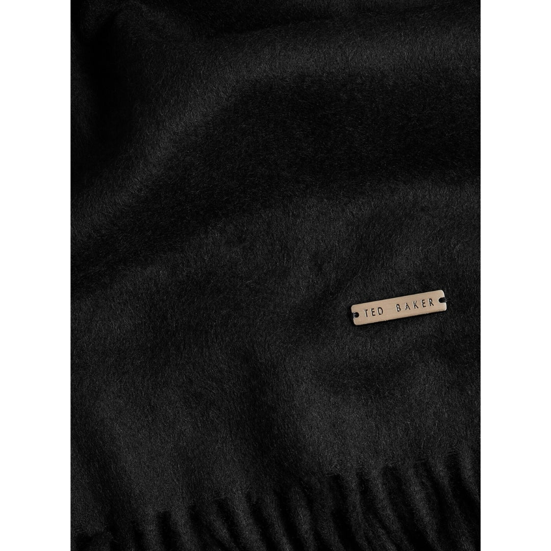 Ted Baker Stevenn Black Woollen Scarf