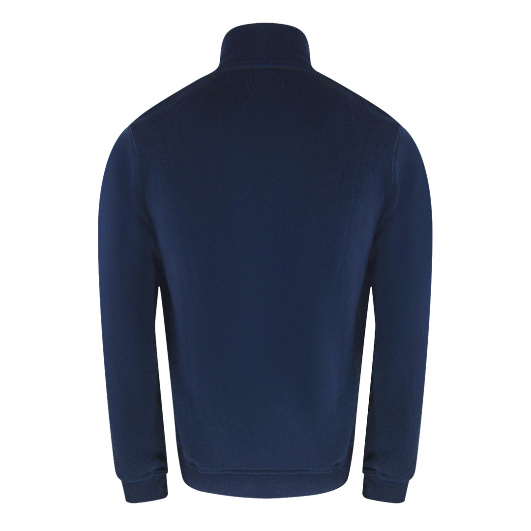 Aquascutum Active Zip Up Navy Blue Sweatshirt