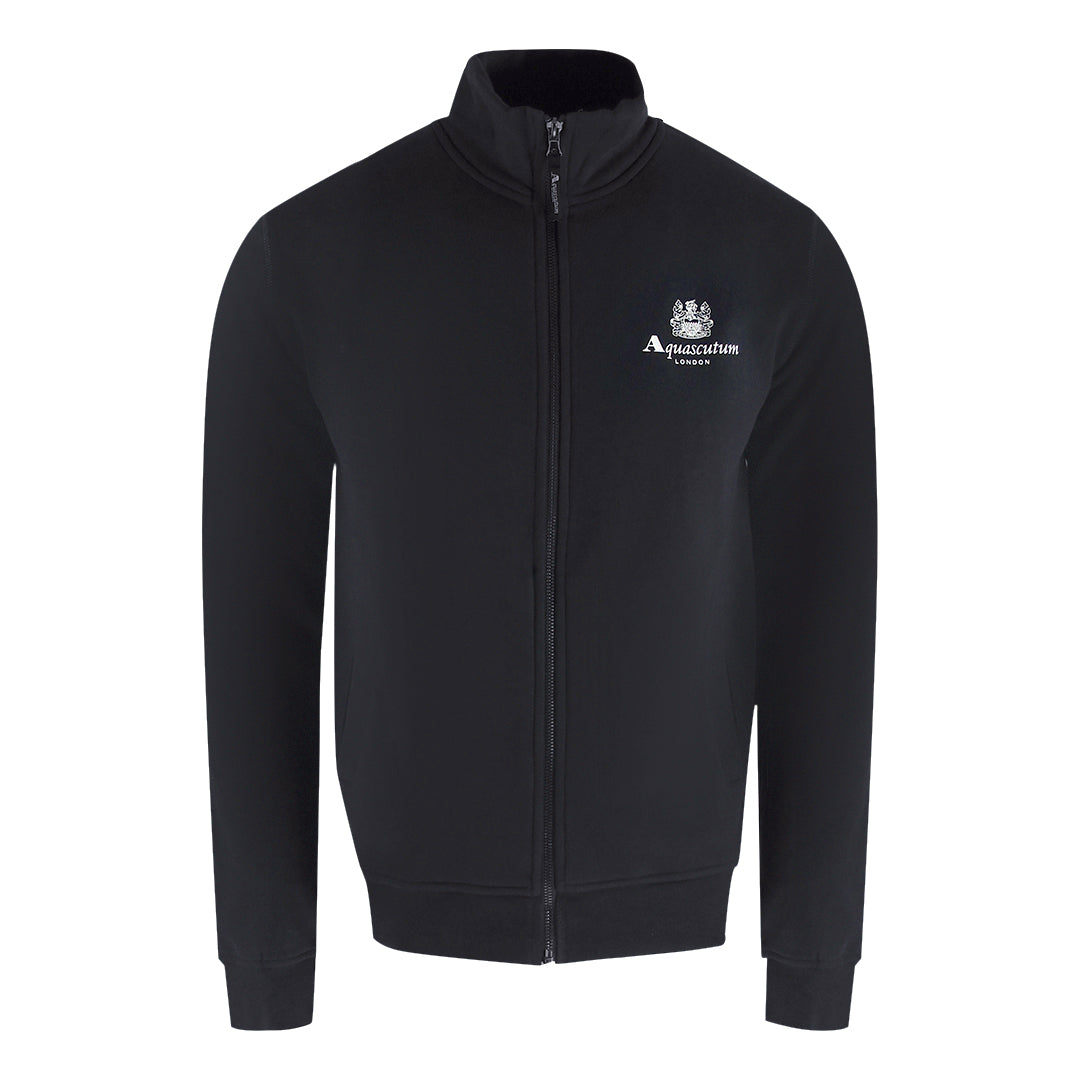 Aquascutum Active Zip Up Black Sweatshirt