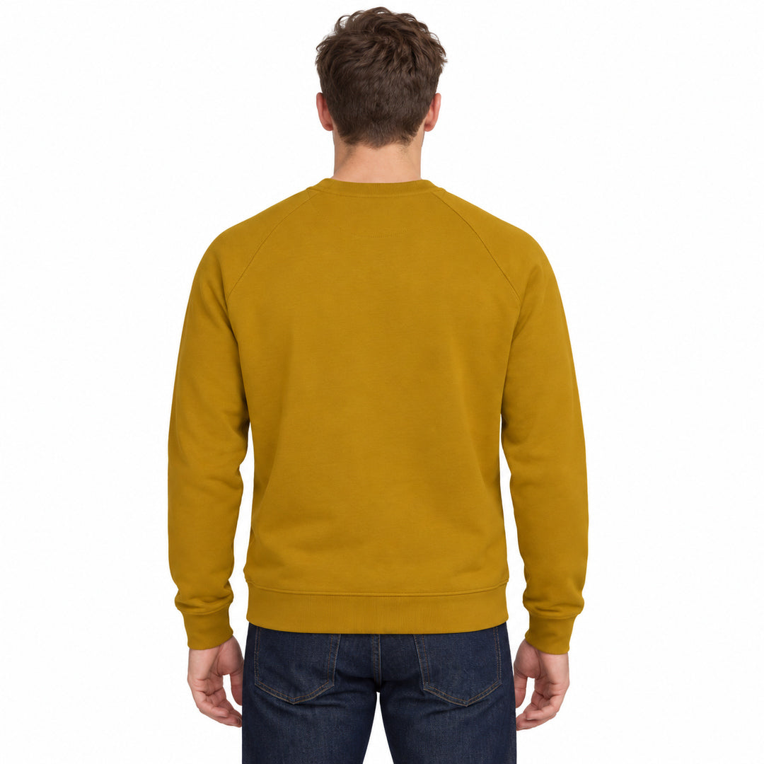 Aquascutum Active Patch Crewneck Chai Tea Jumper