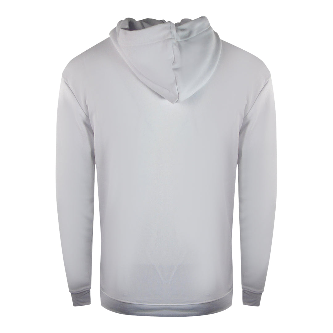 Cavalli Class Large Tiger Logo White Hoodie