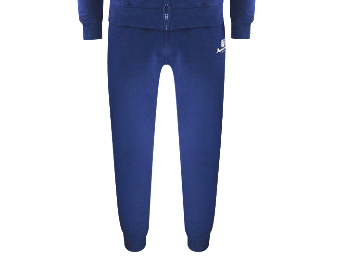 Aquascutum Navy Blue Zip-Up Hoodie And Track Pants Set
