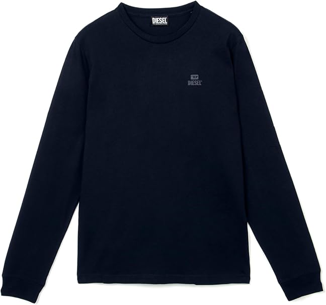 Diesel Total Eclipse Navy Blue Long Sleeve T-Shirt