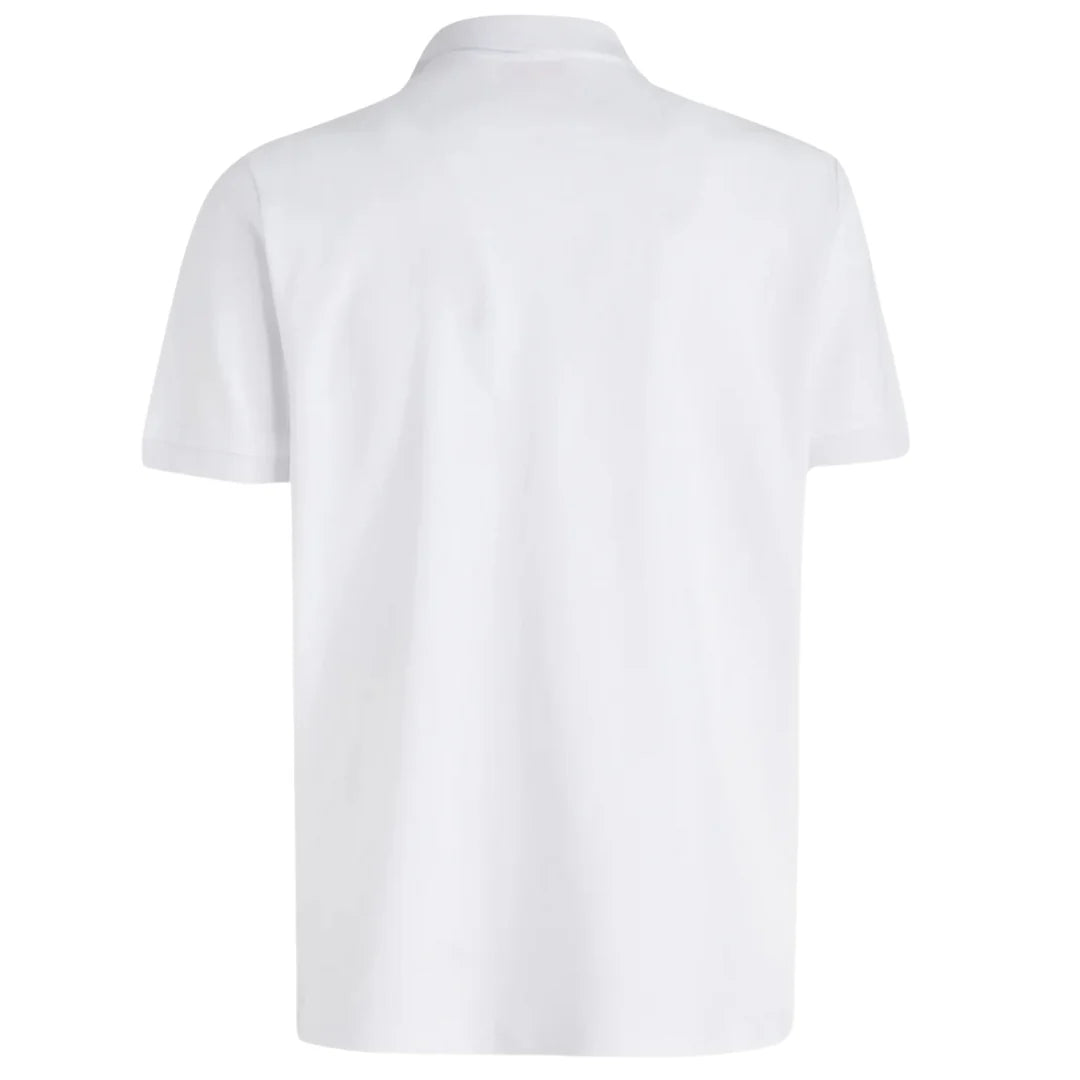 Diesel Small Patch Logo Off Bright White Polo Shirt