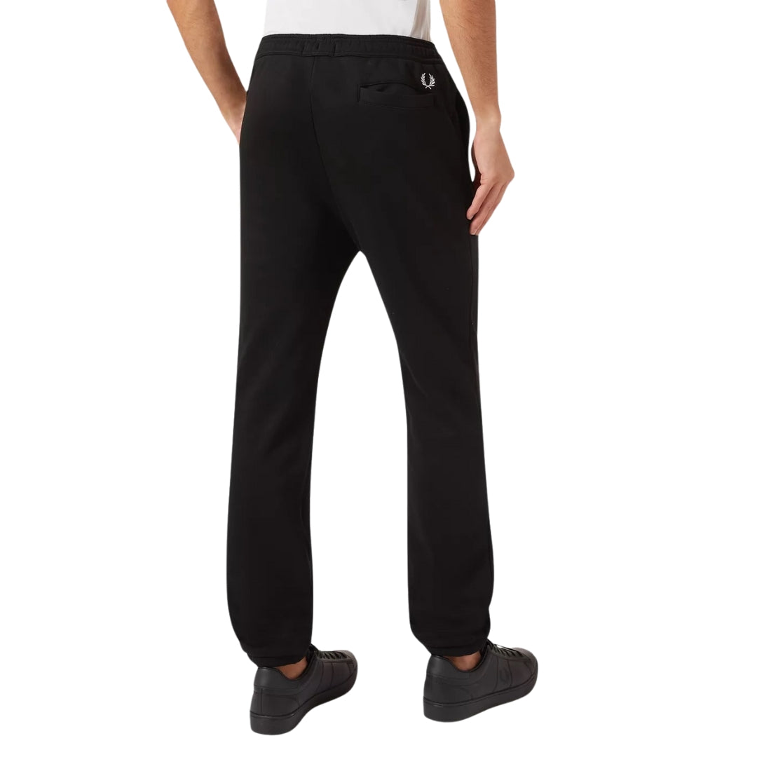 FRED PERRY T6506 102 BLACK BRANDED SWEATPANT S