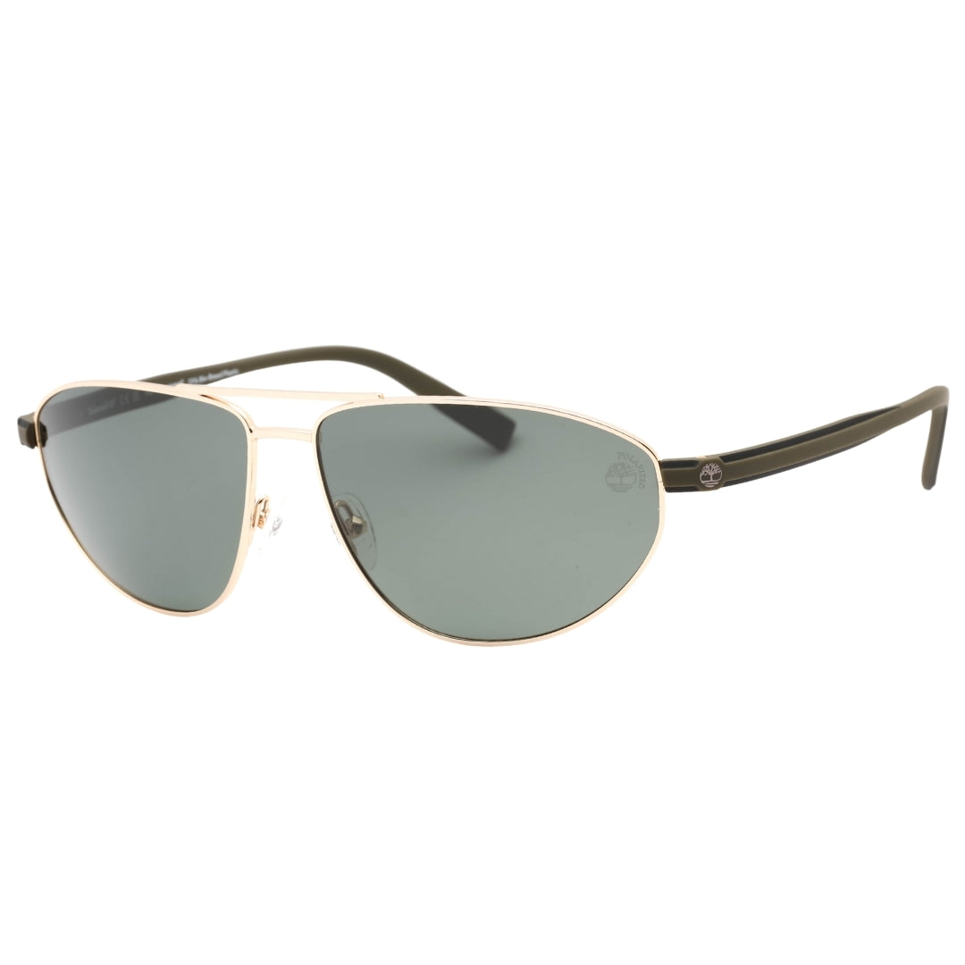 Timberland Green Polarized Lens Gold Sunglasses - Nova Clothing