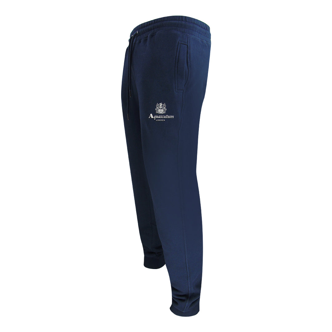 Aquascutum Active Basic Rib Track Pant Navy Blue Sweatpants