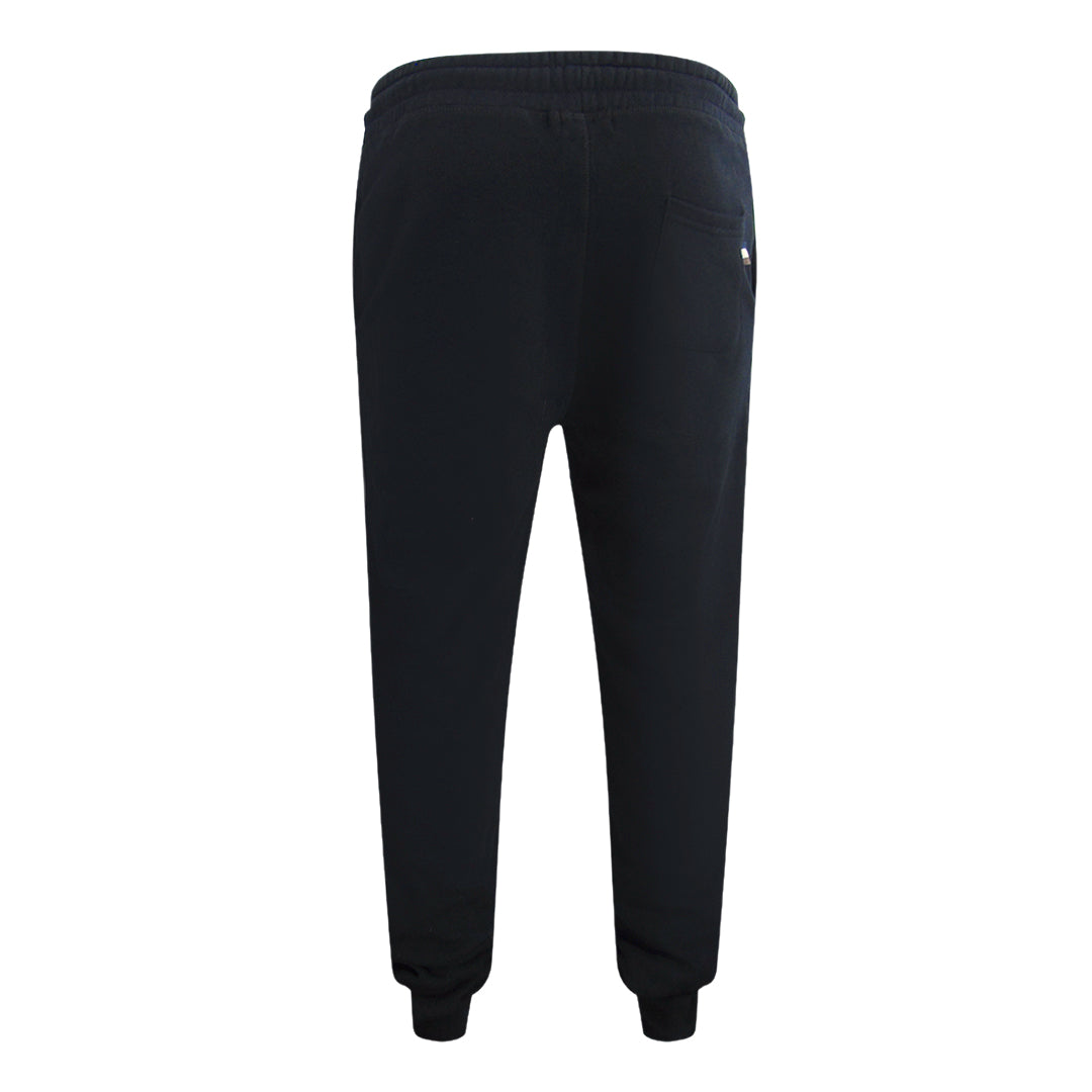 Aquascutum Active Basic Rib Track Pant Black Sweatpants