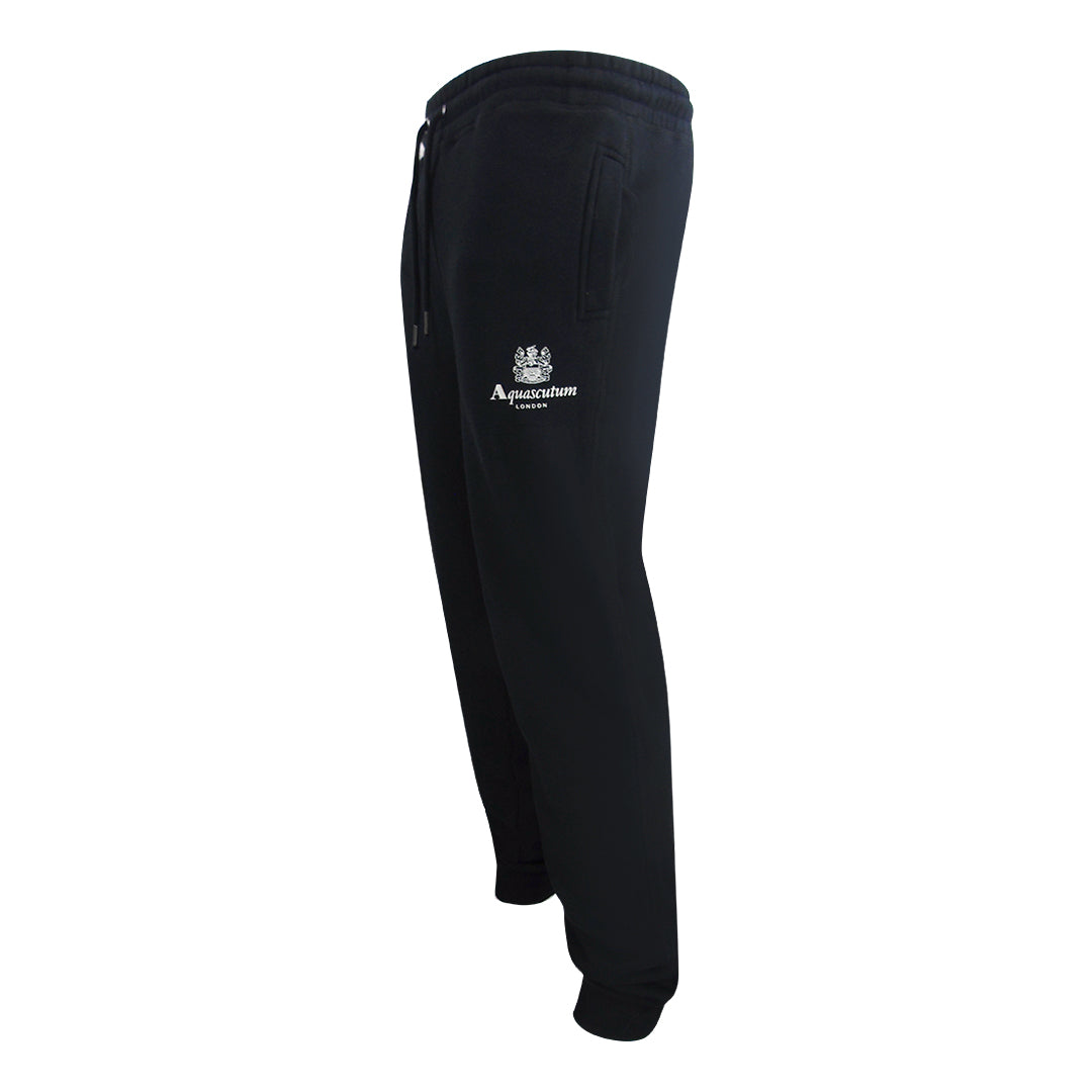 Aquascutum Active Basic Rib Track Pant Black Sweatpants