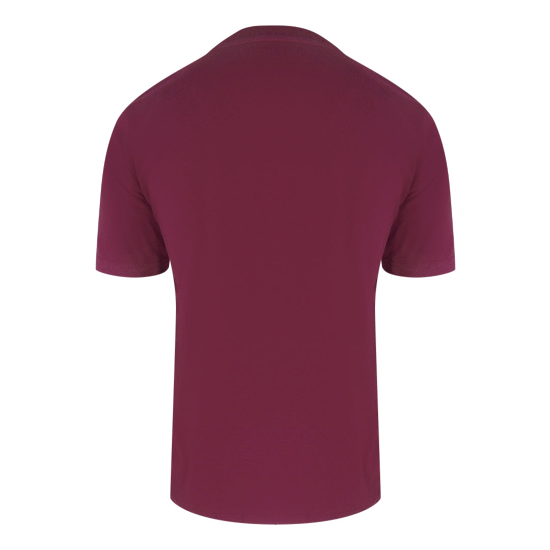 Aquascutum Active Small Pocket Burgundy T-Shirt