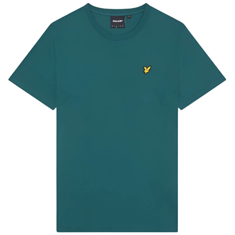 Lyle & Scott Branded Chest Logo Malachite Green T-Shirt